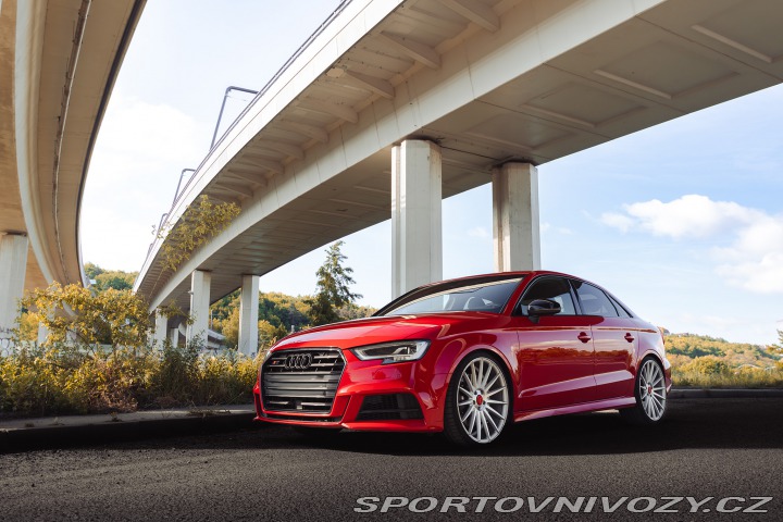 Audi S3 8v, Limo, Barva Tango red 2017