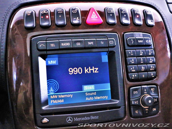 Mercedes-Benz CL 5,5 CZ 30900km Serv.knih 2001