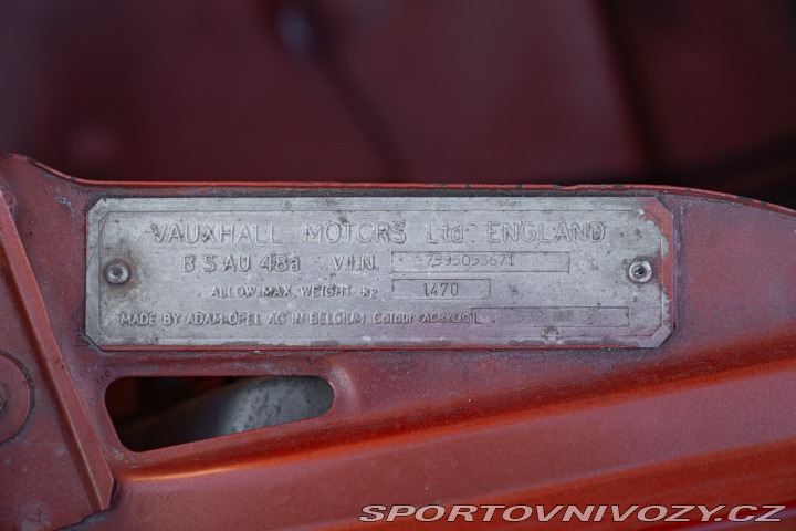 Ostatní značky Ostatní modely Vauxhall MANTA CAVALIER 1979