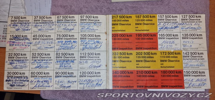 BMW Ostatní modely 2.5 CS, E9 Servis. kniha 1970