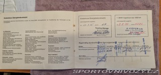 BMW Ostatní modely 2.5 CS, E9 Servis. kniha 1970