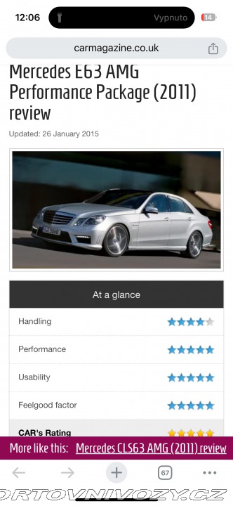 Mercedes-Benz E E63 amg 2009