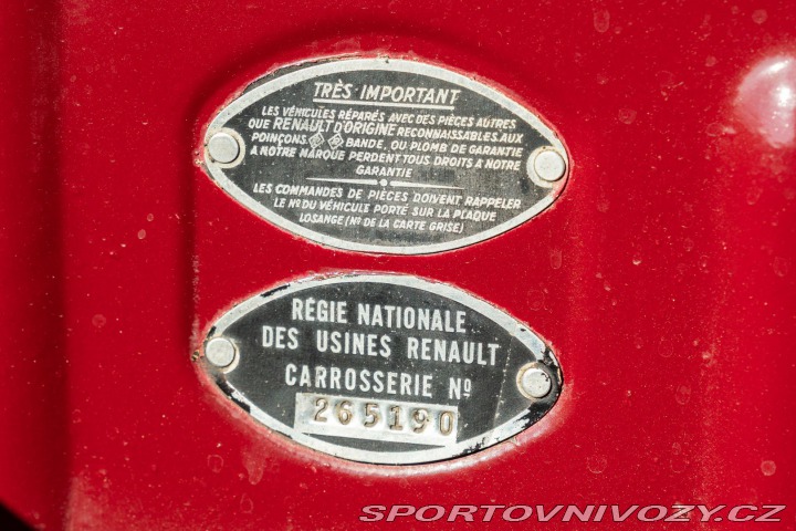 Renault Ostatní modely 4 CV Décapotable 1957