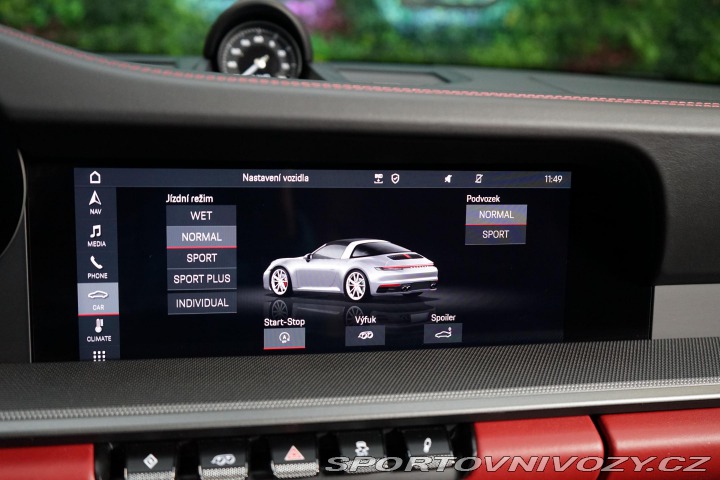 Porsche 911 Targa 4S Bose Chrono Záru 2021