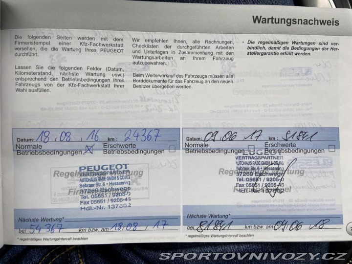 Peugeot 308 2.0Hdi 110kw 2015