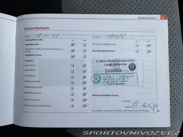 Škoda Octavia RS 2,0 TFSI 147KW PODVOZEK 2007