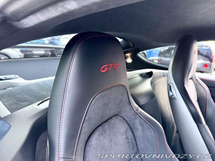 Porsche Cayman GT4 4.0, ČR, Záruka, PDLS 2020