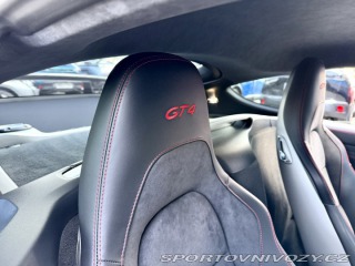 Porsche Cayman GT4 4.0, ČR, Záruka, PDLS 2020