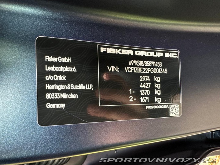 Ostatní značky Ostatní modely Fisker  Extreme 2023