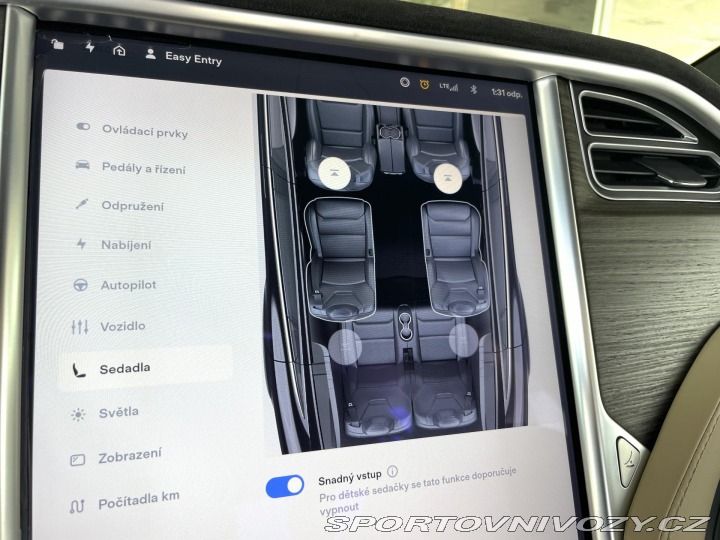 Tesla Model X X90D 386kW*CCS*6míst*DPH 2017