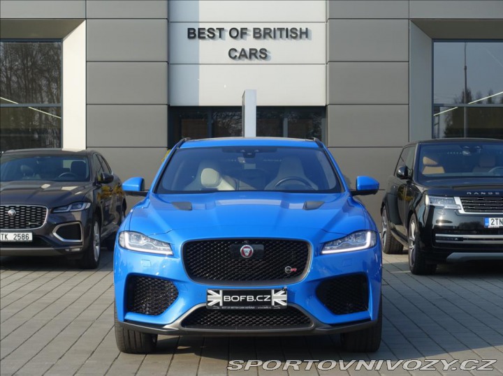 Jaguar F-Pace 5,0 SVR, 550HP,1.Maj,ČR,D 2020