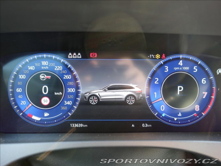 Jaguar F-Pace 5,0 SVR, 550HP,1.Maj,ČR,D 2020