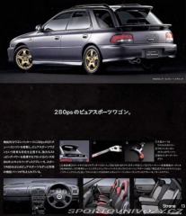 Subaru Impreza STi Wagon JDM 1999 ČR SPZ 1999