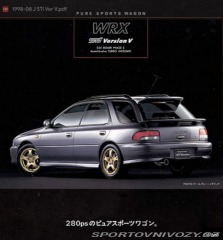 Subaru Impreza STi Wagon JDM 1999 ČR SPZ 1999