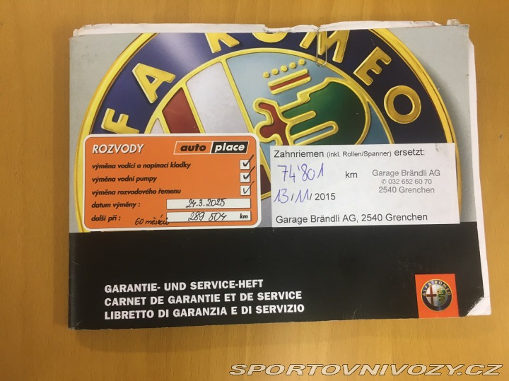 Alfa Romeo 159 1.8TBi - REZERVACE 2010