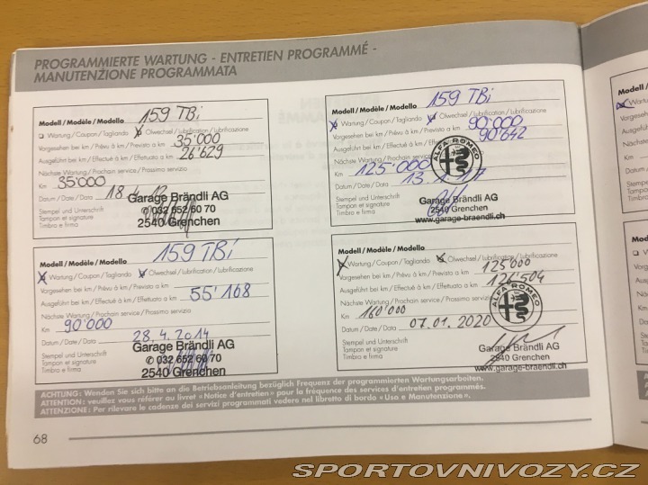 Alfa Romeo 159 1.8TBi Sport paket - DPH 2010
