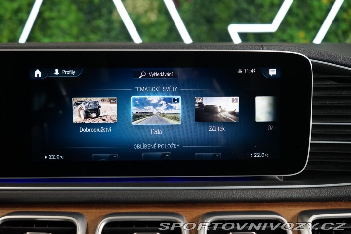 Mercedes-Benz Ostatní modely GLS 400d 4M AMG Tažné Burm Pa 2021