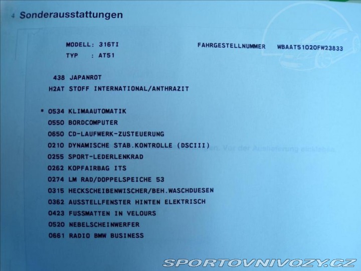 BMW 3 1,8 316i,KLIMATIZACE 2002