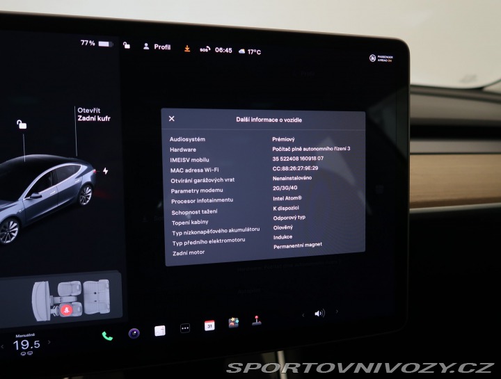 Tesla Model 3 Long Range 4WD 78kWh 2019