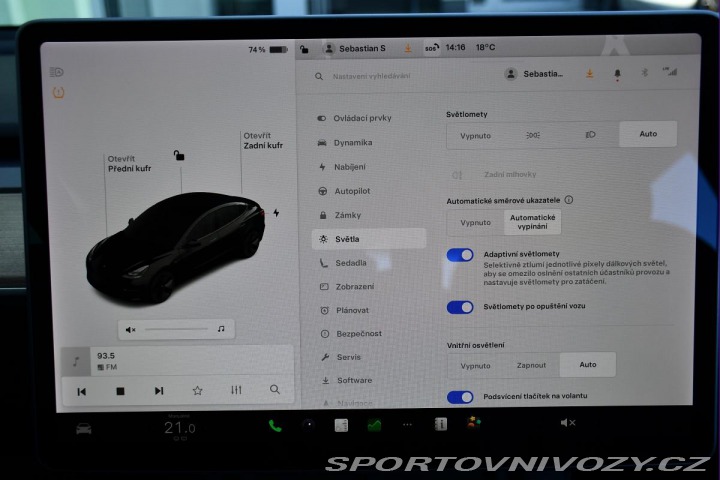 Tesla Model 3 STANDARD PLUS REZERVACE 2021