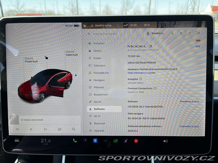 Tesla Model 3 SR PLUS BLACK SPORT 2019