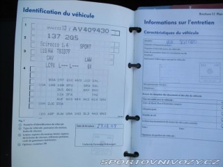 Volkswagen Scirocco 1,4 TSi 16V 118kw DSG GPS 2009
