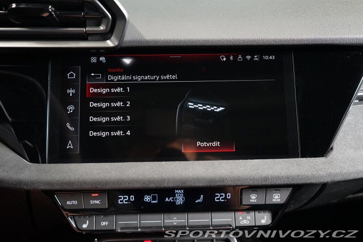 Audi RS3 Limo Sonos HUD Záruka Mat 2025