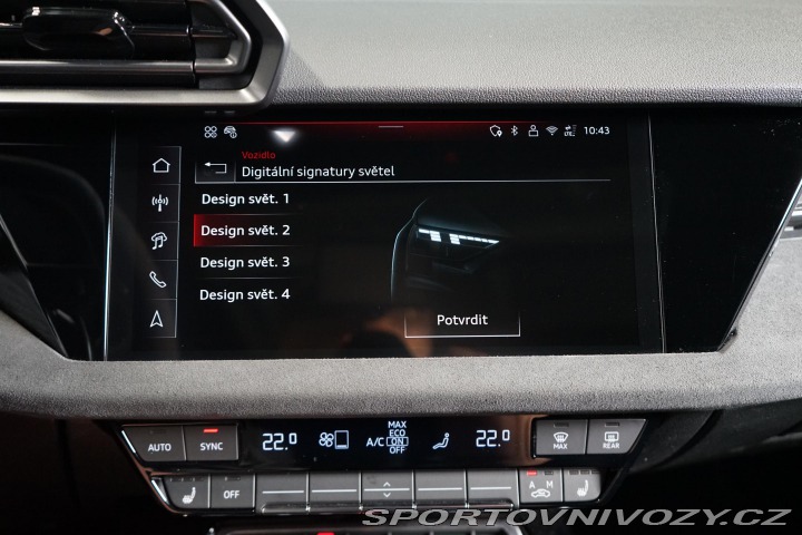 Audi RS3 Limo Sonos HUD Záruka Mat 2025