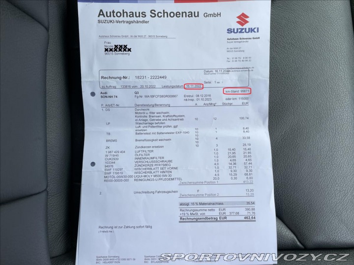 Audi Ostatní modely Q3 2.0 TFSI Aut.*S-Line*LED* 2016