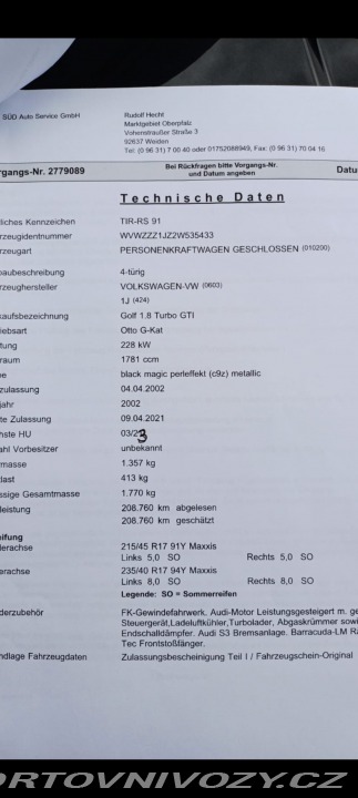 Volkswagen Golf IV 2002