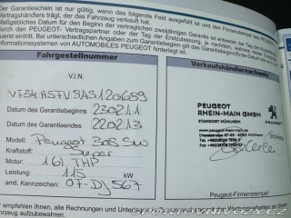 Peugeot 308 SW 1.6THP 115kw 2011