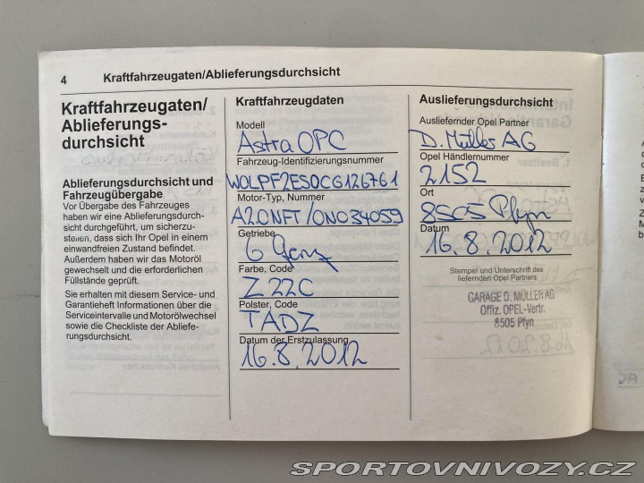 Opel Astra OPC 2,0 Turbo 206kW 2012