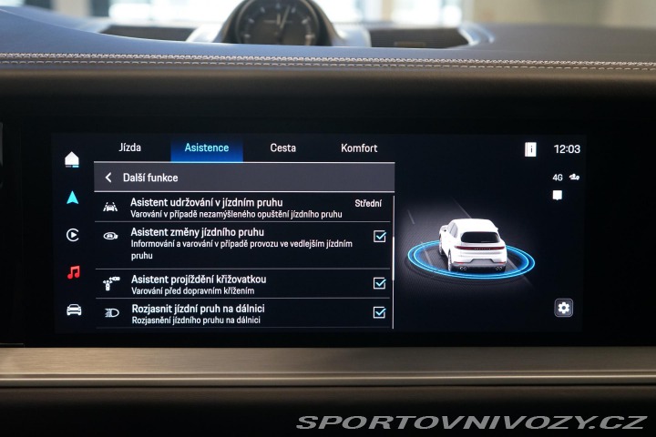 Porsche Cayenne S Masáž Matrix PCCB HUD B 2024