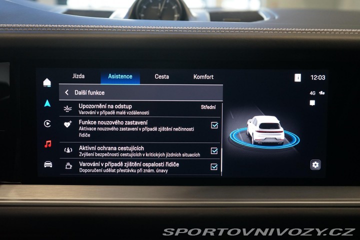 Porsche Cayenne S Masáž Matrix PCCB HUD B 2024