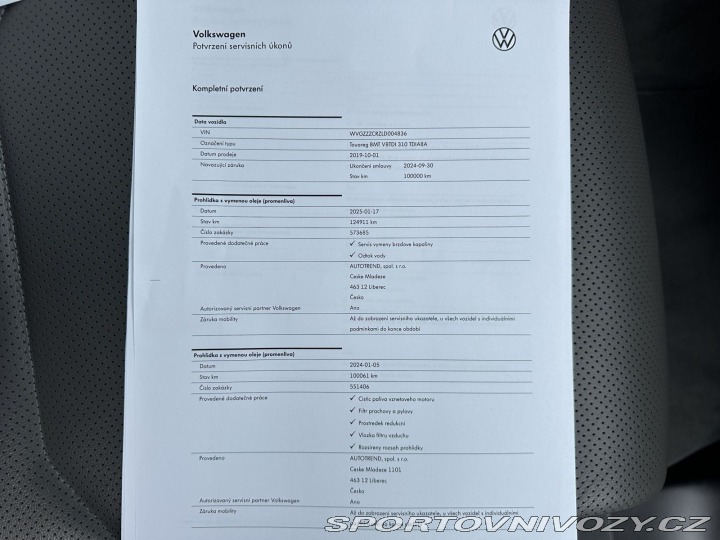 Volkswagen Ostatní modely Touareg 4,0TDI 310kw R-Line TAŽNÉ 2019