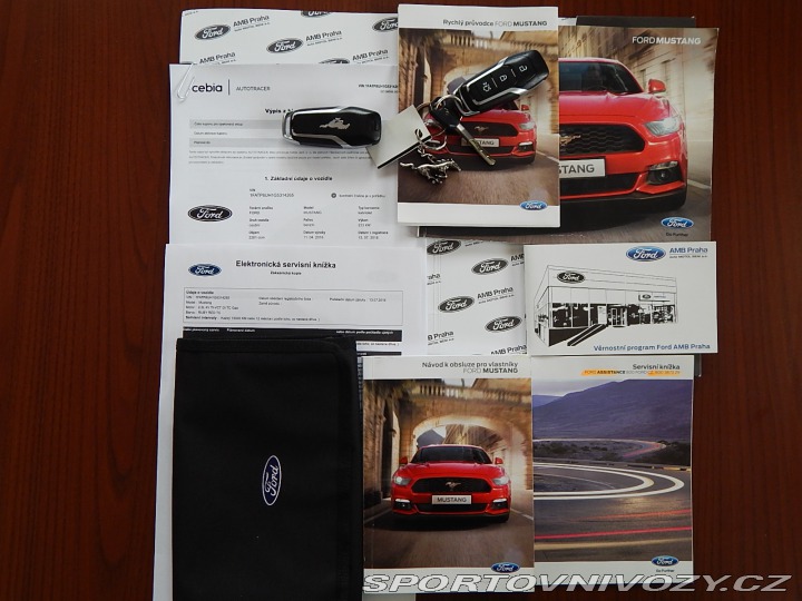 Ford Mustang PŮVOD ČR-17 000KM-DPH 2016
