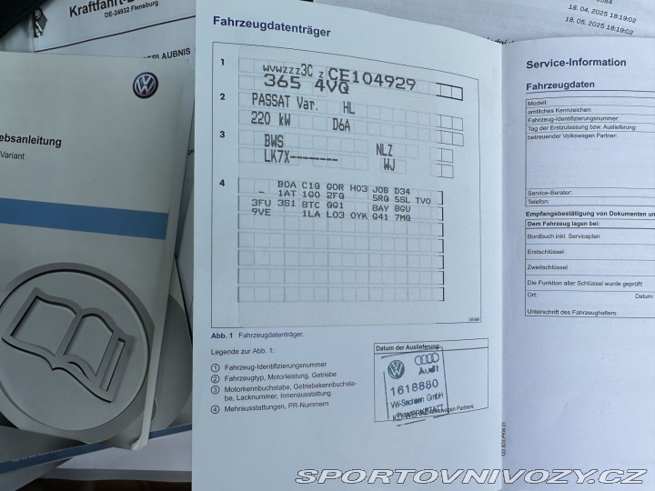 Volkswagen Ostatní modely Passat 3,6 V6 220kW DSG 4x4 HIGH 2011