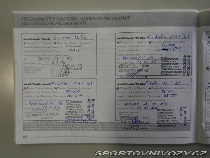 Alfa Romeo Giulietta 1,4 TB 125kW Navi Panoram 2011