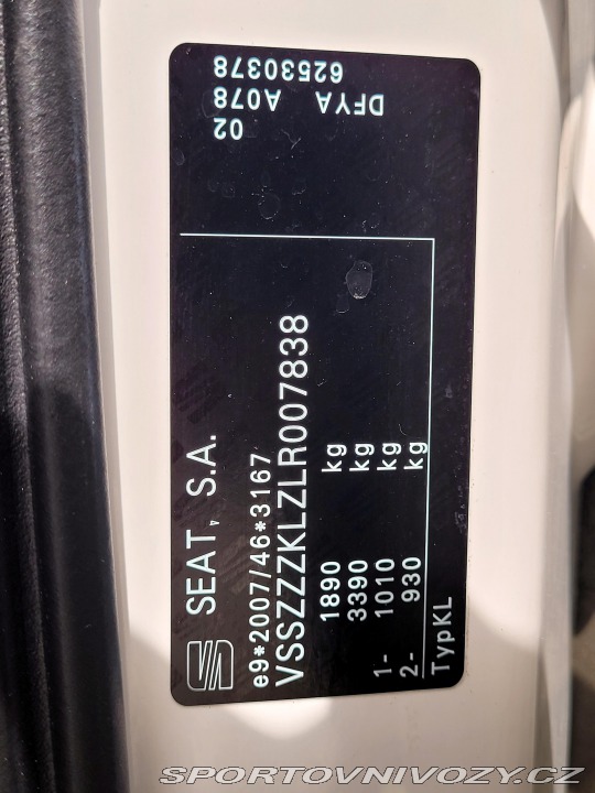 Seat Leon e-TSI FR, CEBIA 2020