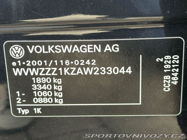 Volkswagen Golf GTI 2,0TSI 155kW DSG SERV 2009