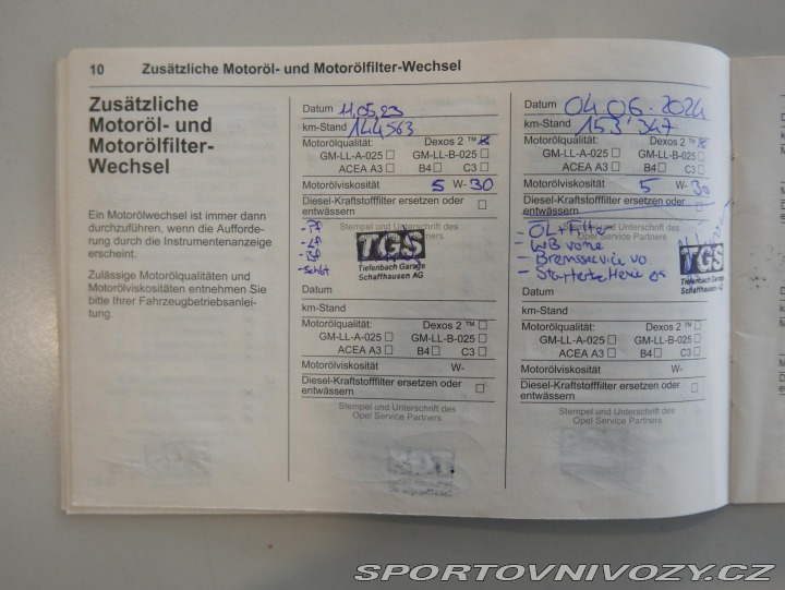 Opel Astra 1,6 Turbo Automat REZERVA 2010