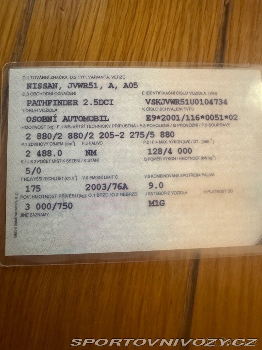 Nissan Ostatní modely Pathfinder 2,5 dci rv.2006 2006