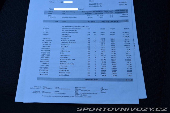 BMW X4 xDrive30d TAŽNÉ*KAMERA*NA 2017