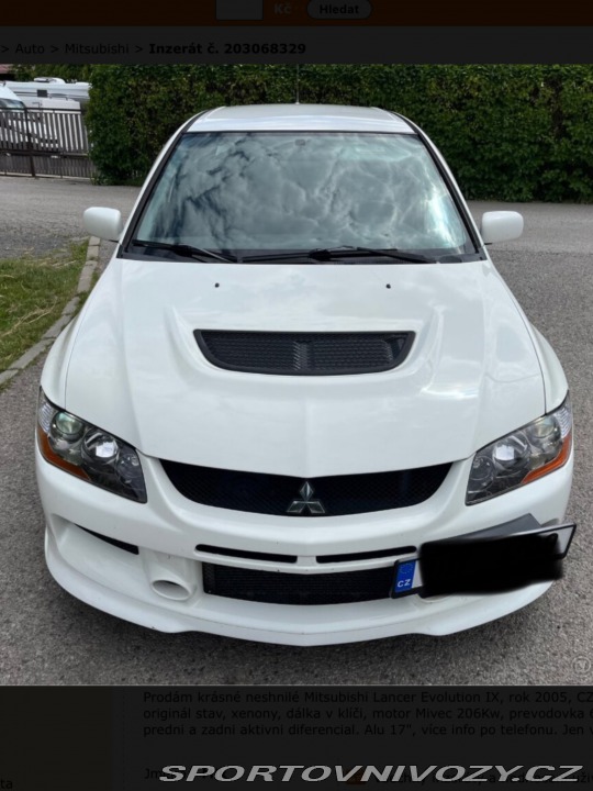 Mitsubishi Lancer EVO Lancer Evolution IX 2005