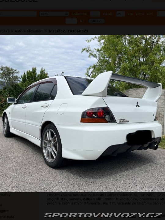 Mitsubishi Lancer EVO Lancer Evolution IX 2005