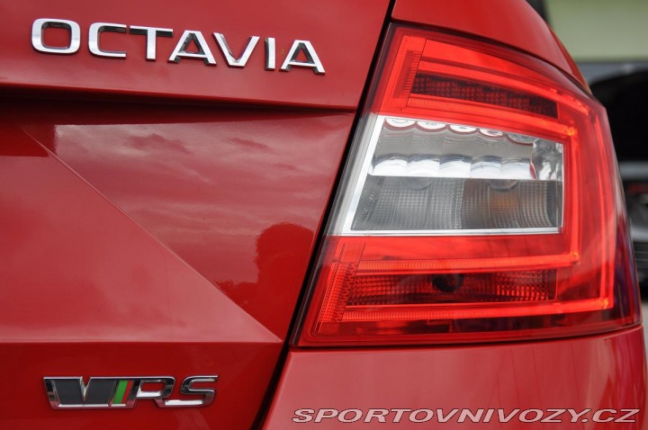 Škoda Octavia RS RS 2,0TSi ČR WEBASTO PANO 2015