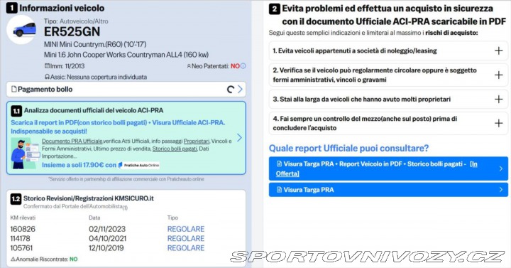 Mini Countryman 1,6 Works ALL4 160kw Pano 2013