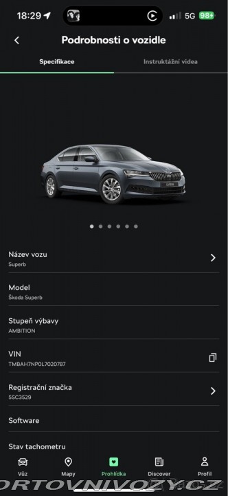Škoda Superb 2,0 tdi 110kw DSG 2019