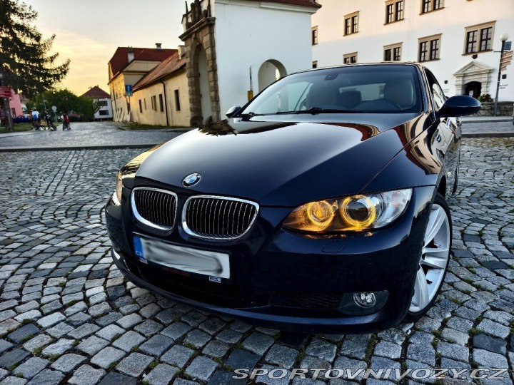 BMW 3 335i e93 2007 modro černá 2007