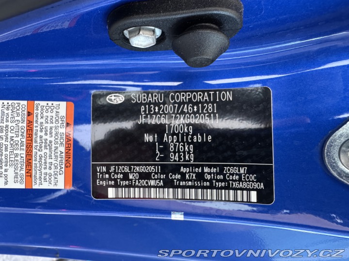 Subaru BRZ 2019